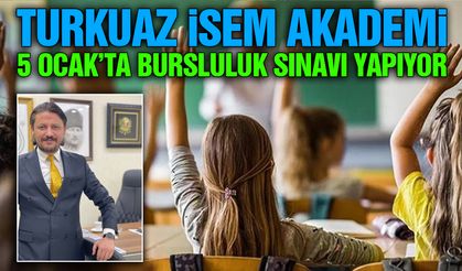 Turkuaz İsem Akademi 5 Ocak 2025'te Bursluluk Sınavı Yapacak