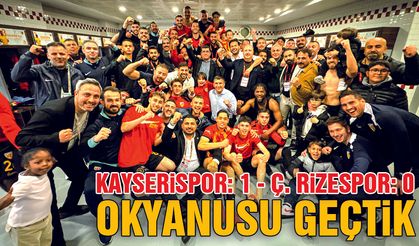 Kayserispor Okyanusu Geçti: 1-0