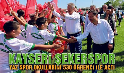 Kayseri Şekerspor 13. Yaz Okulu Açıldı