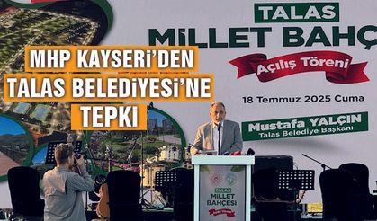 MHP Kayseri'den Talas Belediyesi'ne Tepki