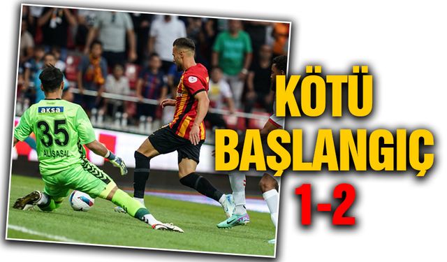 Kayserispor Lige Kötü Başladı (Kayserispor:1 - Sivasspor: 2)