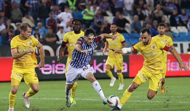 Kayserispor Trabzon'da 2 Puan Bıraktı: 2-2