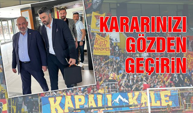 Kapalı Kale'den ''Kararınızı Gözden Geçirin'' Uyarısı