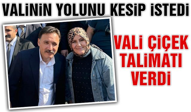 Vali Çiçek, Mithatpaşa ERVA Talebini Geri Çevirmedi