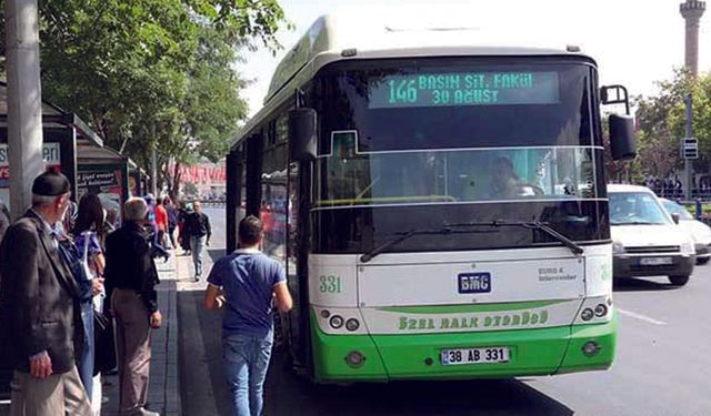 Kayseri'de Ulaşıma ''Güncelleme'' Zamı! Tam Bilet 25 TL Oldu