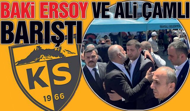 Ali Çamlı ve Baki Ersoy Arasındaki Buzlar Eridi
