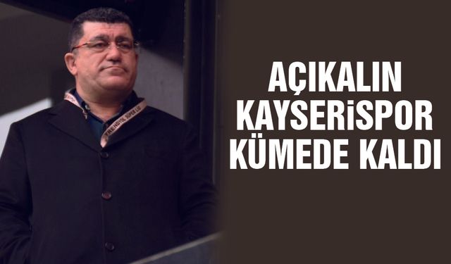 Başkan Açıkalın'dan Taraftara Teşekkür