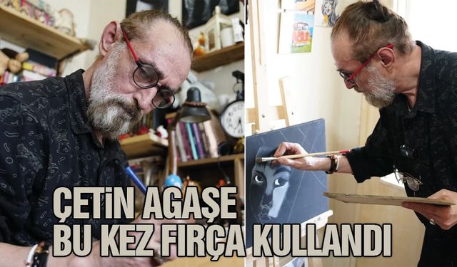 Çetin Agaşe Yeni Kitabını Çizerek Anlattı