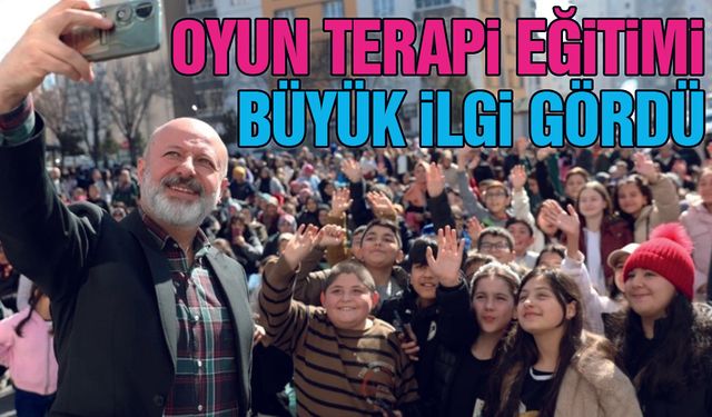 Kocasinan Belediyesi'nin  Oyun Terapisi Eğitim Merkezi'ne Büyük İlgi