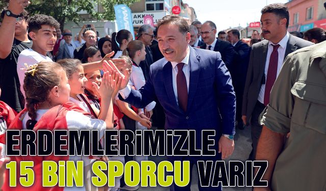 Vali Gökmen Çiçek: ERVA 15 Bin Sporcuya Ulaştı