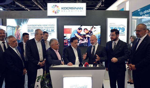 Kocasinan Konut ve Yapı Fuarı’nda Projelerini Tanıttı