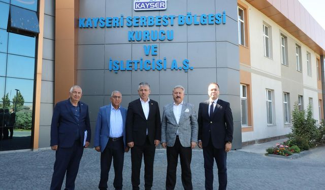 Milletvekili Çopuroğlu Kayseri Serbest Bölge’yi Ziyaret Etti
