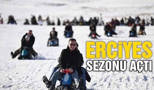 Erciyes'te Kayak sezonu Açıldı