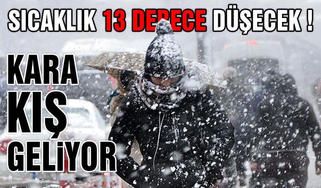 Kayseri Hava Durumu - Kara Kış Geliyor - Sıcaklıklar 13 Derece Düşecek