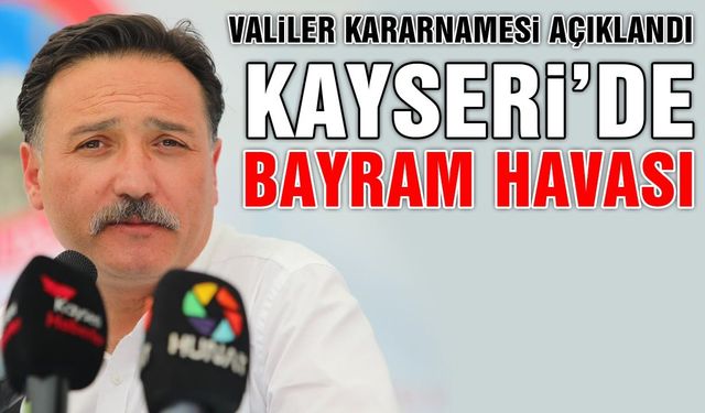 Gökmen Vali Kaldı, Kayseri Çiçek açtı