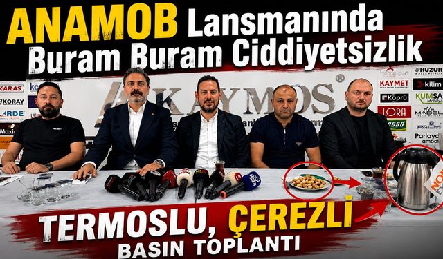 ANAMOB Lansmanında Termoslu, Çerezli Tanıtım ve Cevap Bekleyen İddialar