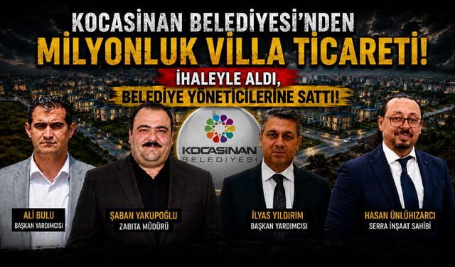 Kocasinan Belediyesi'nde Başkan Yardımcılarının Skandal Ticareti Ortaya Çıktı