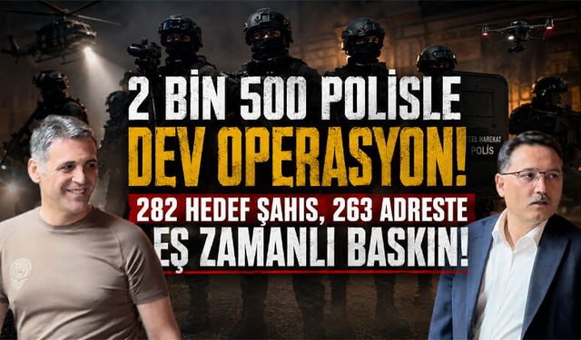 Kayseri'de Cumhuriyet Tarihinin En Büyük Operasyonu