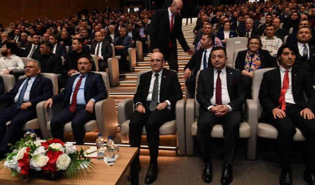 Bakan Mehmet Şimşek, Kayseri OSB’de Sanayicilerle Buluştu