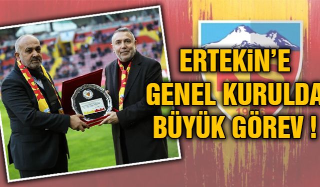 Alpaslan Baki Ertekin'e Kayseri'da Fahri ve Ömürlük Yöneticilik 