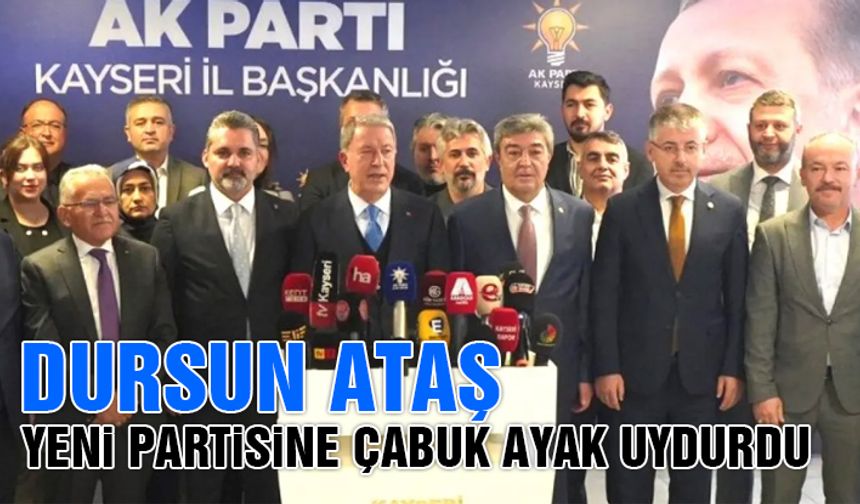 AK Parti Kayseri İl Başkanlığında Dursun Ataş Şov