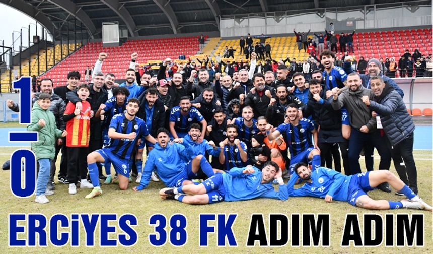 Erciyes 38 FK, Edirnespor'u Şans Tanımadı: 1-0