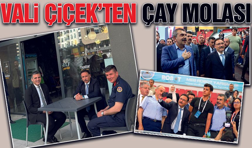Vali Çiçek'in Yoğun Gündem Arasında Çay Kaçamağı