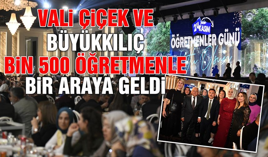 Bin 500 Öğretmene Minnet ve Teşekkür