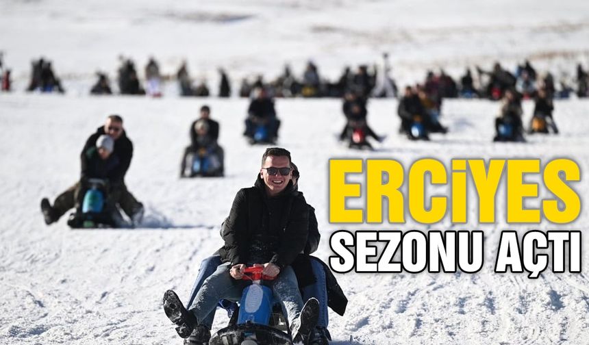 Erciyes'te Kayak sezonu Açıldı
