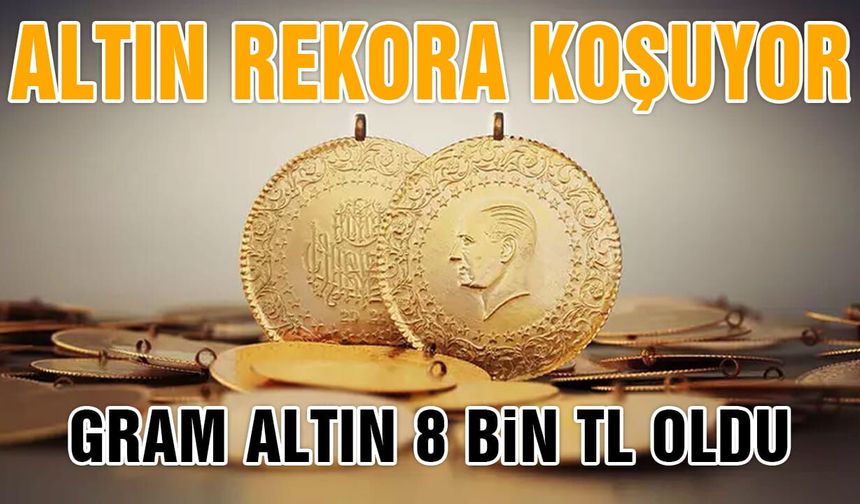 Altın Rekora Koşuyor - Gram Altın 8 Bin TL Oldu - 29 Ocak 2026