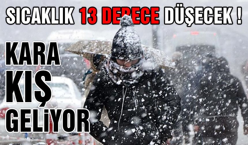 Kayseri Hava Durumu - Kara Kış Geliyor - Sıcaklıklar 13 Derece Düşecek