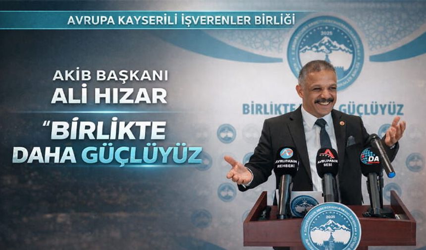 AKİB Başkanı Hızar'dan Ramazan Bayramı Kutlaması