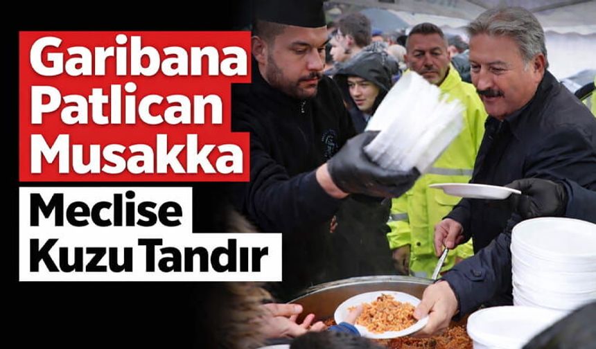 Melikgazi'de Garibana Musakka, Meclise Kuzu Tandırlı İftar