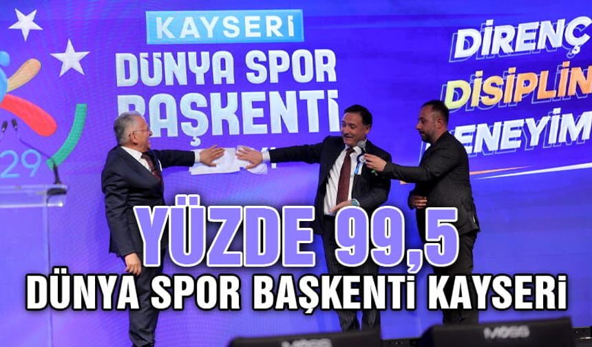 Kayseri Yüzde 99,5 Dünya Spor Başkenti