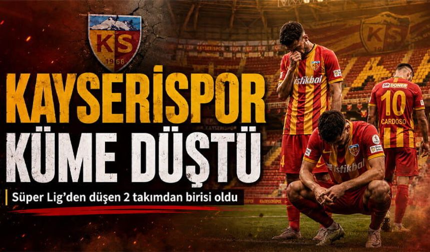 Kayserispor Küme Düştü