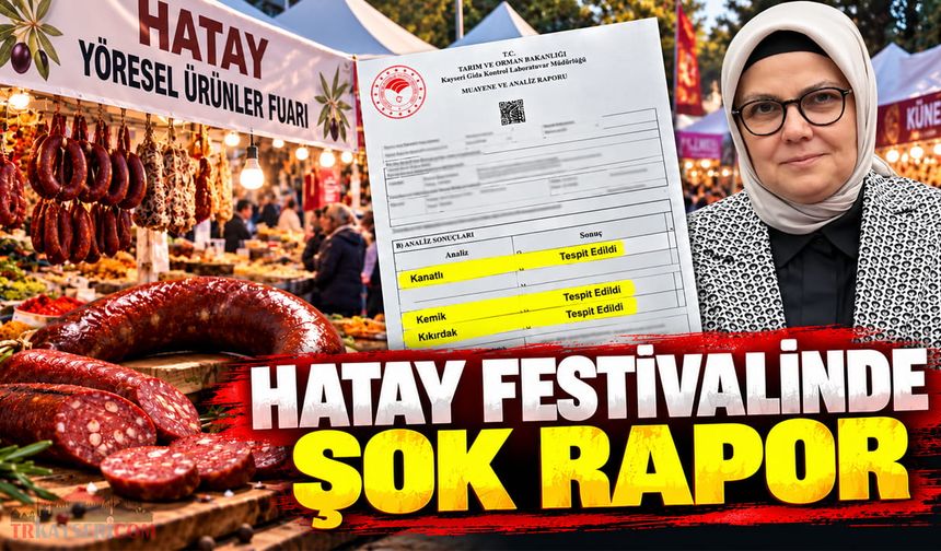 Kayseri'de Düzenlenen Hatay Festivali'nde Satılan Afyon Sucuğuna Şok Rapor!