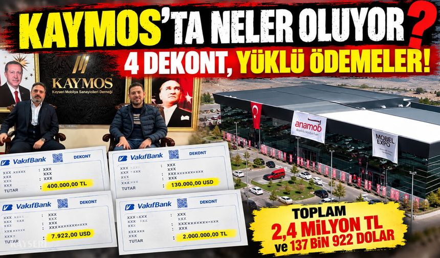 KAYMOS’TA 4 Dekont, Yüklü Ödemeler! İyilik Mi, Sabote Mi?