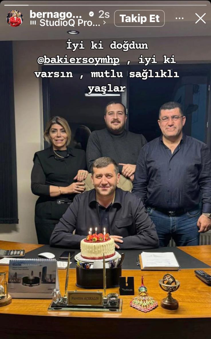 Berna Gözbaşı Baki Ersoy Doğum Günü Min