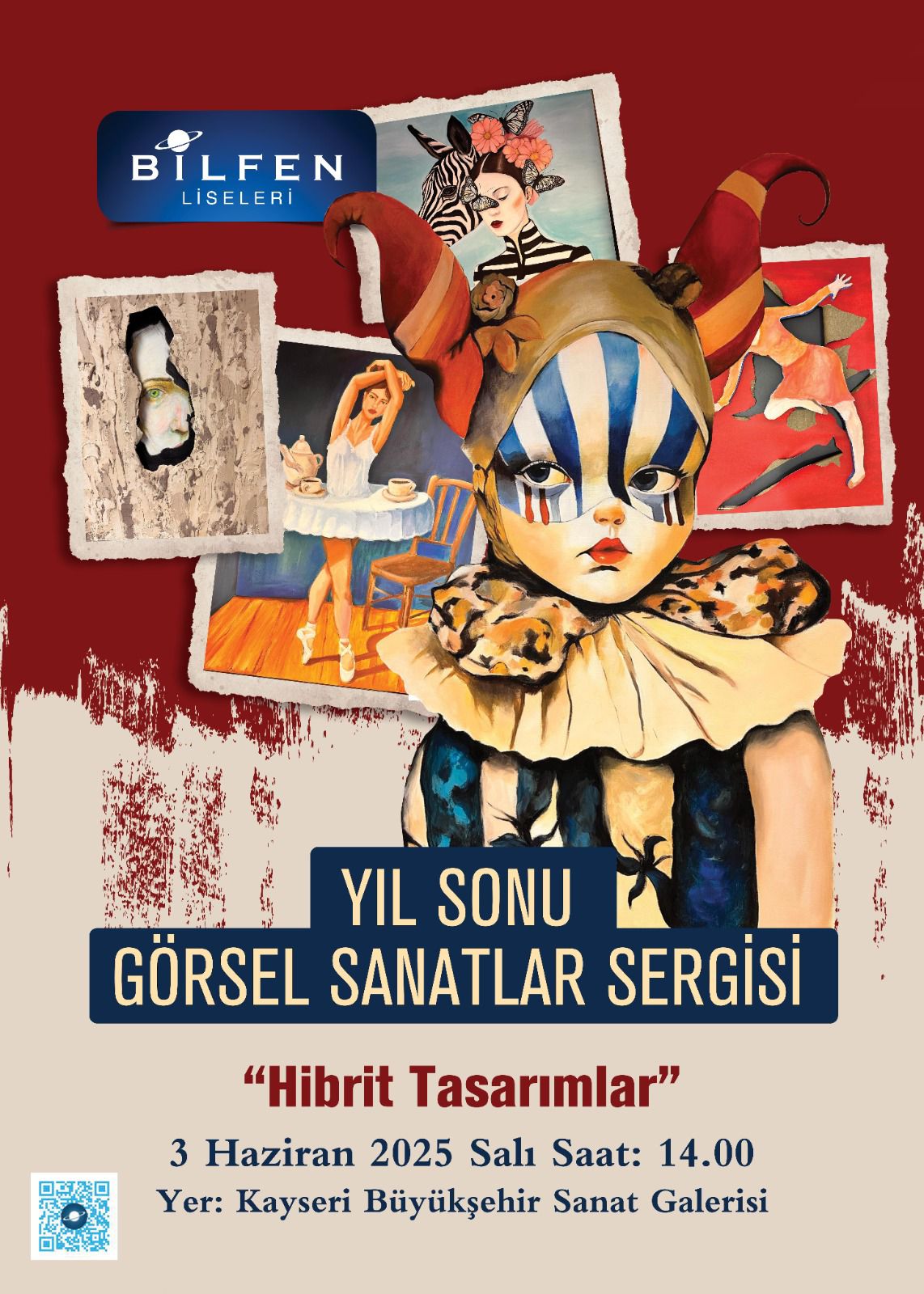 Bilfen Liseleri Kayseri'den Yıl Sonu Sanat Sergisi Hibrit Tasarımlar 1 Min