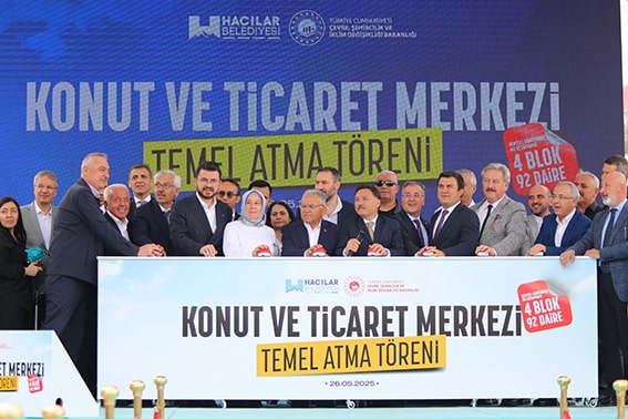 Hacılarr Kentsel Dönüşüm Temel Atma