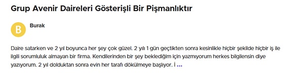 Grup Avenır Şikayetvar 1