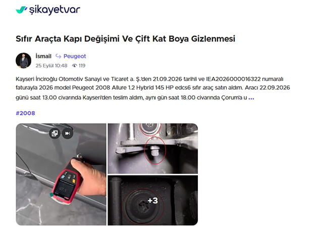 Inciroğlu Şikayet Var